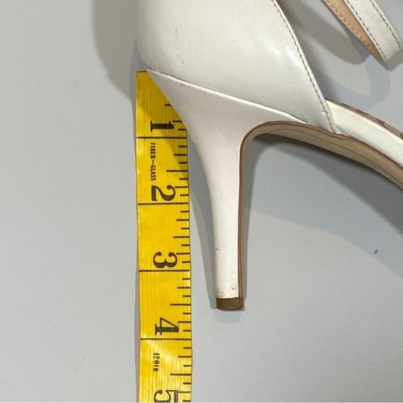 Sam Edelman Patti  Ankle Strap Open Toe White Leather Sandal Size 12 - Picture 13 of 13